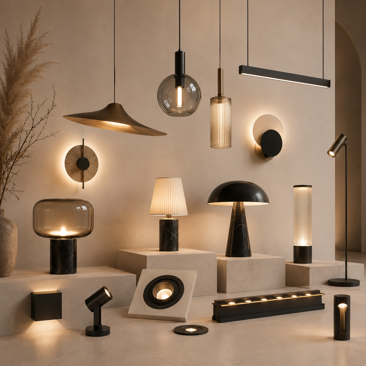 Luminaires format carre